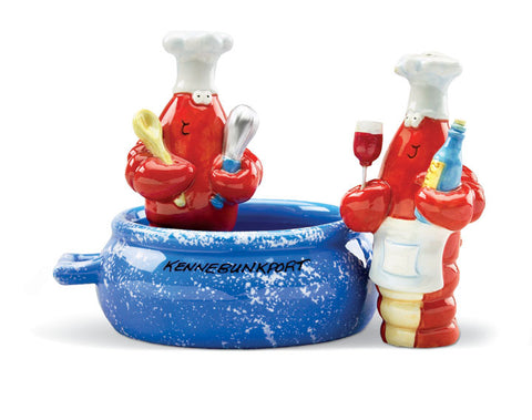 Lobster Chef Salt and Pepper Shakers