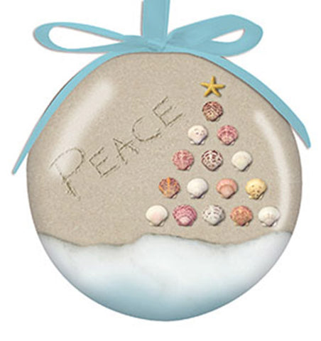 Peace on the Beach Ornament