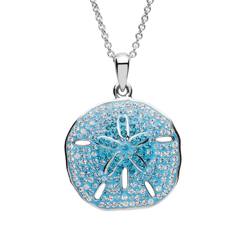 Blue Sand Dollar Necklace - ShanOre