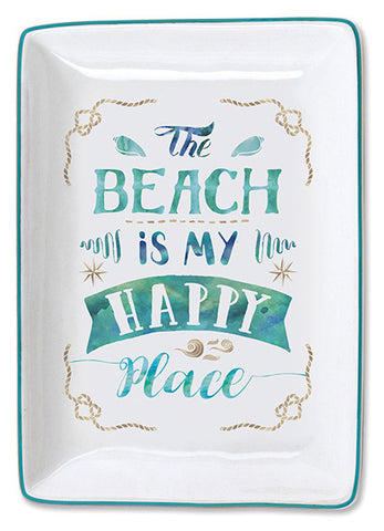 The Beach is My Happy Place Trinket Tray