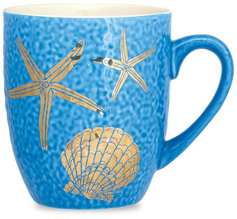 Starfish and Scallop Sea Reflections Mug