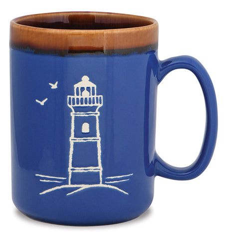 Lighthouse Hand Glazed Mug
