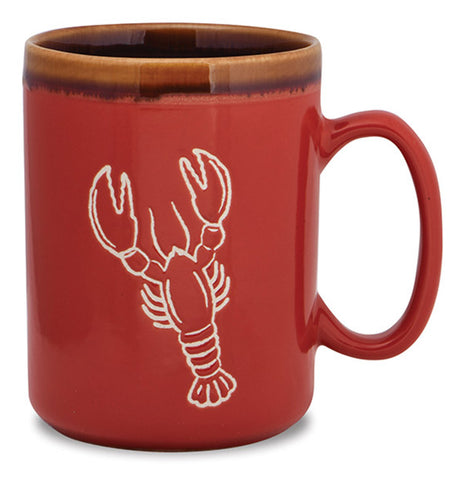 Lobster Hand Glazed Mug