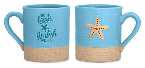 Salty Kisses and Starfish Wishes Sandy Mug