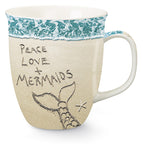 Peace, Love, & Mermaids Mug