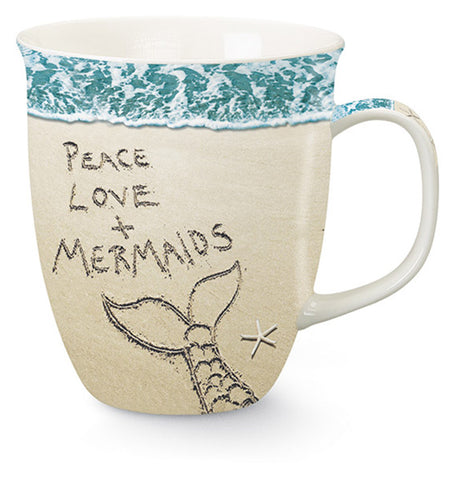 Peace, Love, & Mermaids Mug