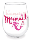 Mermaid at Heart Wine Tumbler