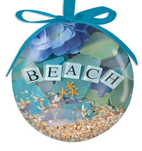 Beach Sea Glass Ornament – KANDY KORNER