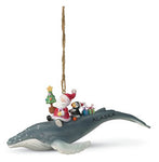 Santa and the Whale Ornament