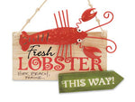 Fresh Lobster Sign Ornament