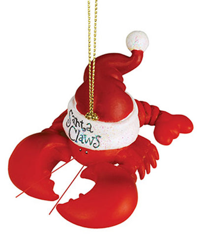Santa Claws Lobster Ornament