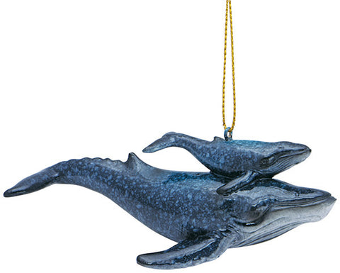 Mother and Baby Whale Ornament