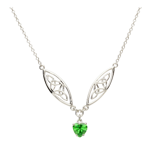 Buy Green Aventurine Heart Pendant Necklace Online in India - Mypoojabox.in