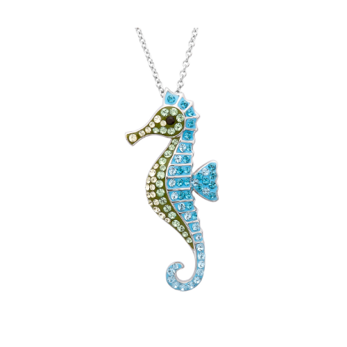 SS Swarovski Sea Horse Necklace ShanOre KANDY KORNER
