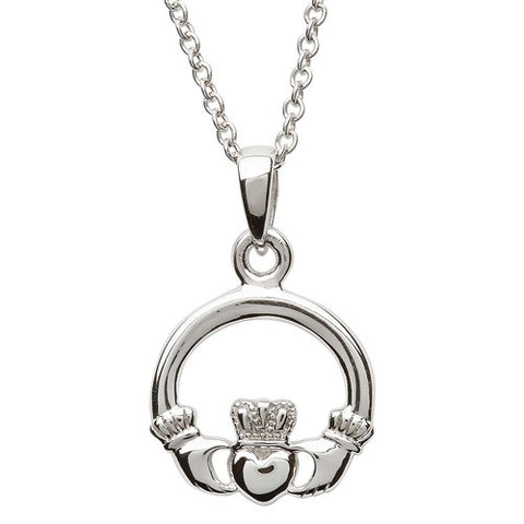 Silver Claddagh Necklace - ShanOre