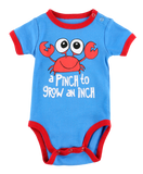 A Pinch to Grow an Inch Crab Onesie
