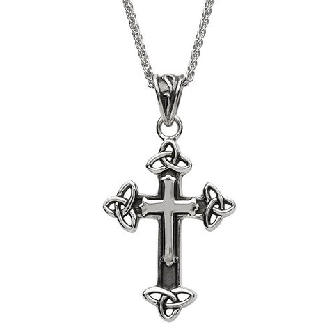 Silver Celtic Cross Necklace - ShanOre