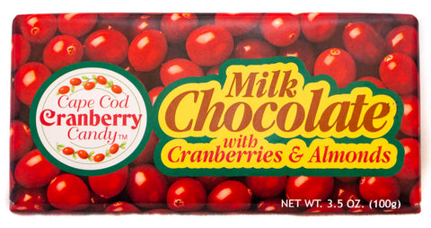 Cranberries & Almonds Chocolate Bar
