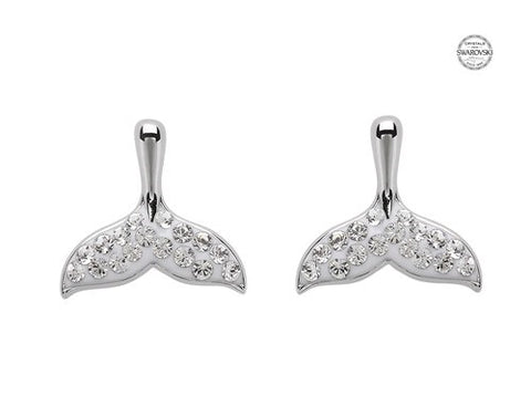 White Whale Stud Earrings - ShanOre