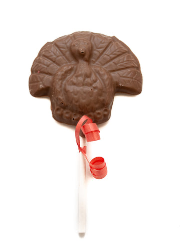 Fanned Tail Turkey Chocolate Lollipop