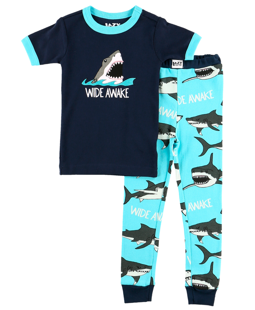 Boys shark pajamas sale