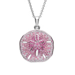 Pink Sand Dollar Necklace