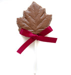Maple Leaf Chocolate Lollipop