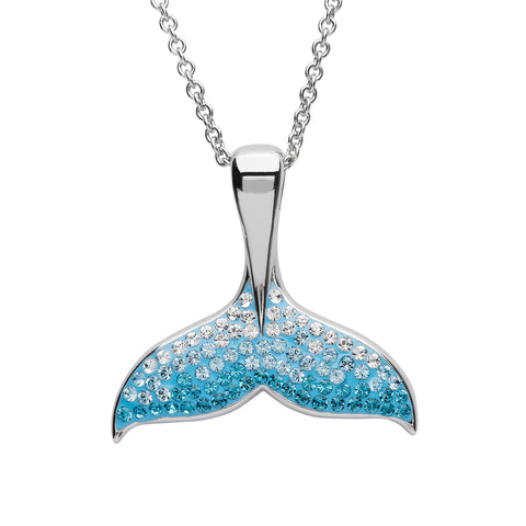 Blue Whale Tail Necklace
