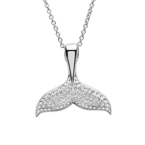 White Whale Tail Necklace